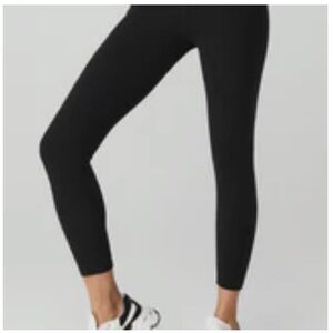 Alo Ribbed 7/8 leggings, size small